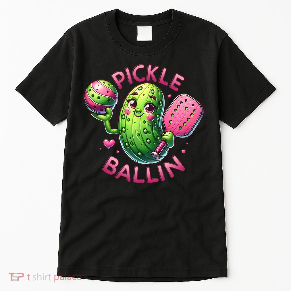 Pickle Ballin Cute Pickleball Women Pickleball Lovers Tall T-Shirt