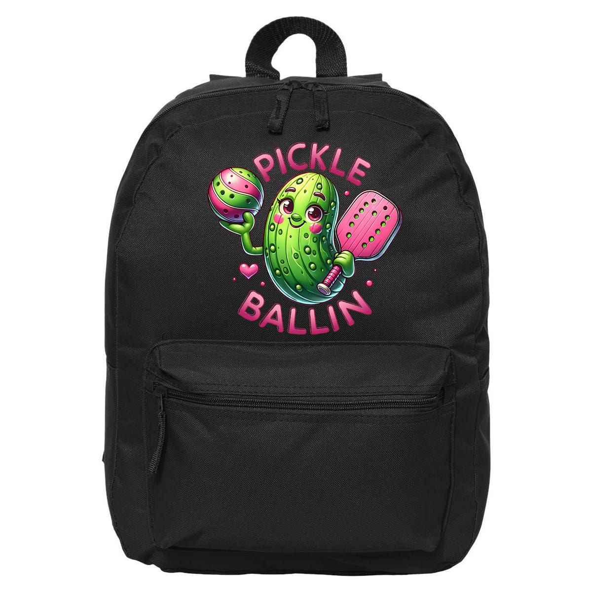 Pickle Ballin Cute Pickleball Women Pickleball Lovers 16 in Basic Backpack