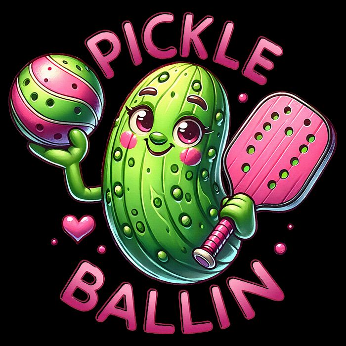 Pickle Ballin Cute Pickleball Women Pickleball Lovers 16 in Basic Backpack