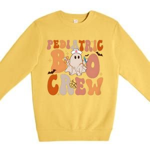 Pediatric Boo Crew Halloween Premium Crewneck Sweatshirt