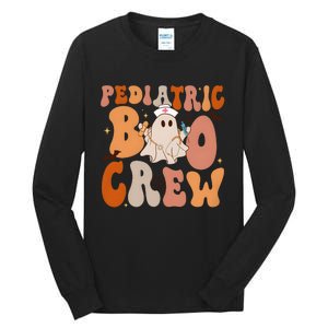 Pediatric Boo Crew Halloween Tall Long Sleeve T-Shirt