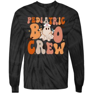 Pediatric Boo Crew Halloween Tie-Dye Long Sleeve Shirt