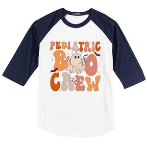 Pediatric Boo Crew Halloween Baseball Sleeve Shirt