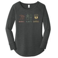 Plants Books Coffee Lover Women's Perfect Tri Tunic Long Sleeve Shirt