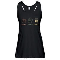 Plants Books Coffee Lover Ladies Essential Flowy Tank