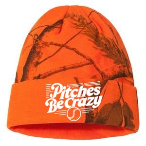 Pitches Be Crazy Softball Pitcher Gift Kati Licensed 12" Camo Beanie