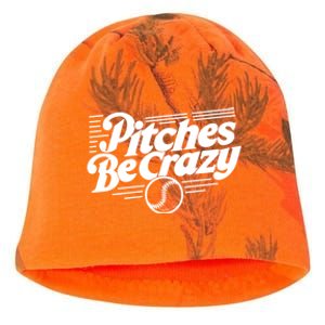 Pitches Be Crazy Softball Pitcher Gift Kati - Camo Knit Beanie