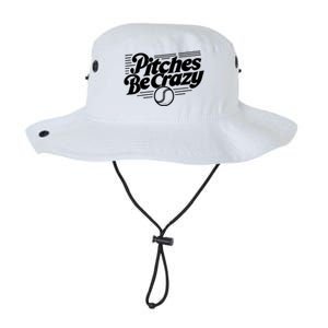 Pitches Be Crazy Softball Pitcher Gift Legacy Cool Fit Booney Bucket Hat