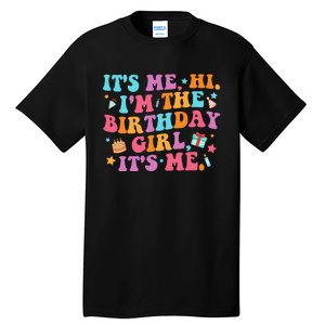 Personalized Birthday Celebration Name Badge Tall T-Shirt