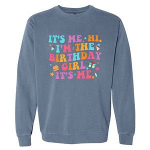 Personalized Birthday Celebration Name Badge Garment-Dyed Sweatshirt