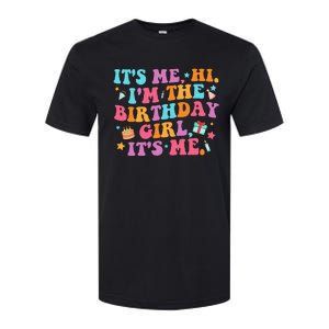 Personalized Birthday Celebration Name Badge Softstyle CVC T-Shirt