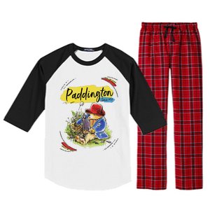 P.A.D.D.I.N.G.T.O.N B.E.A.R Classic Portrait Teddy Bears Picnic Raglan Sleeve Pajama Set