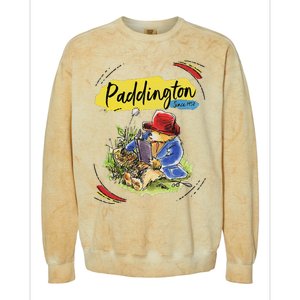 P.A.D.D.I.N.G.T.O.N B.E.A.R Classic Portrait Teddy Bears Picnic Colorblast Crewneck Sweatshirt