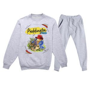 P.A.D.D.I.N.G.T.O.N B.E.A.R Classic Portrait Teddy Bears Picnic Premium Crewneck Sweatsuit Set