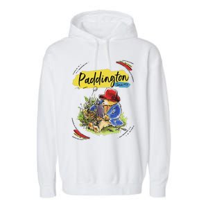 P.A.D.D.I.N.G.T.O.N B.E.A.R Classic Portrait Teddy Bears Picnic Garment-Dyed Fleece Hoodie