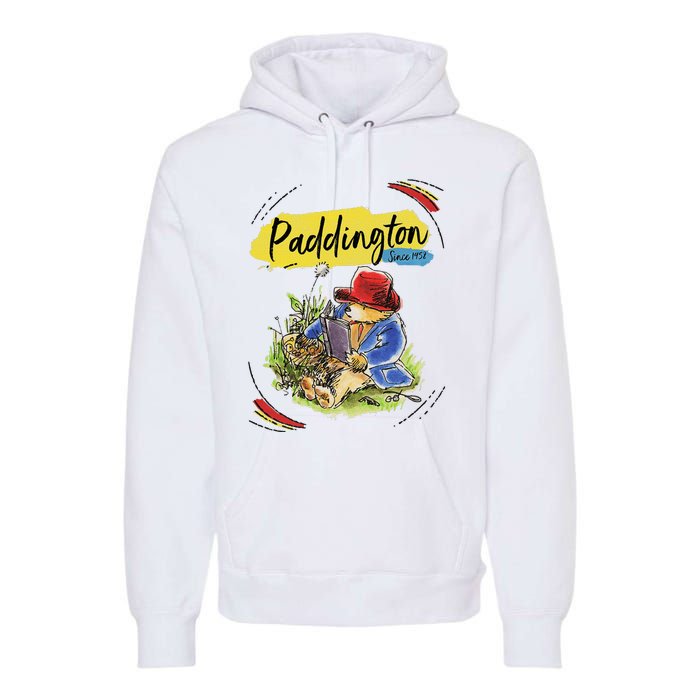 P.A.D.D.I.N.G.T.O.N B.E.A.R Classic Portrait Teddy Bears Picnic Premium Hoodie