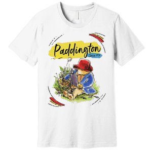 P.A.D.D.I.N.G.T.O.N B.E.A.R Classic Portrait Teddy Bears Picnic Premium T-Shirt