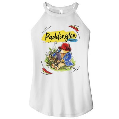 P.A.D.D.I.N.G.T.O.N B.E.A.R Classic Portrait Teddy Bears Picnic Women’s Perfect Tri Rocker Tank