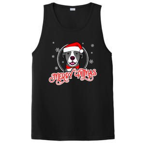 Pit Bull Christmas Merry Pitmas PosiCharge Competitor Tank