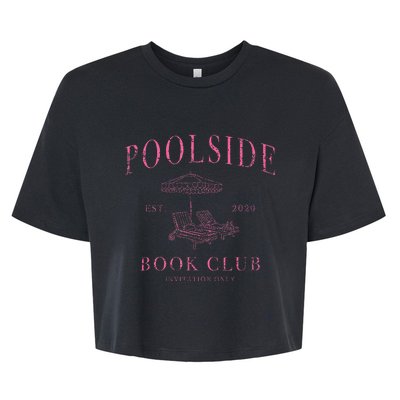 Poolside Book Club Bella+Canvas Jersey Crop Tee