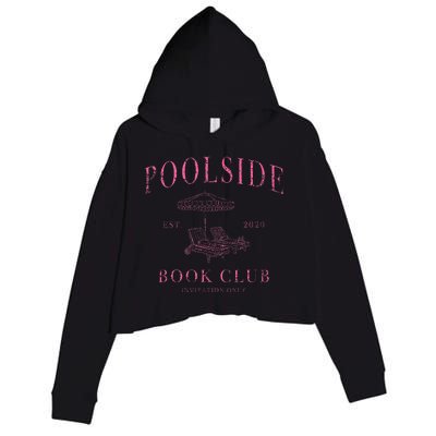 Poolside Book Club Crop Fleece Hoodie