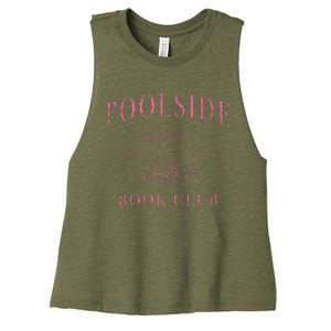 Poolside Book Club Women's Racerback Cropped Tank