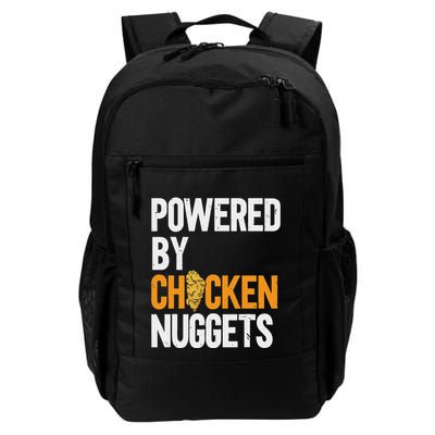 Powered By Chicken Nuggets Nug Life Nuggies Tendies Daily Commute Backpack