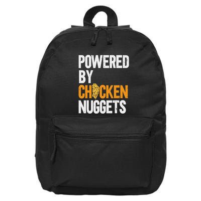 Powered By Chicken Nuggets Nug Life Nuggies Tendies 16 in Basic Backpack