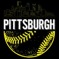 Pittsburgh Baseball Cityscape Distressed Impact Tech Backpack