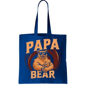 Papa Bear Cute Bears Family Father Dad Daddy Papa Bear Great Gift Tote Bag