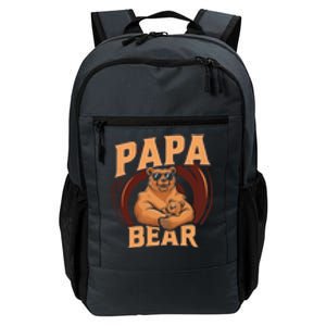 Papa Bear Cute Bears Family Father Dad Daddy Papa Bear Great Gift Daily Commute Backpack