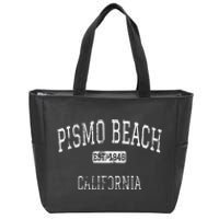 Pismo Beach California Ca Vintage Zip Tote Bag