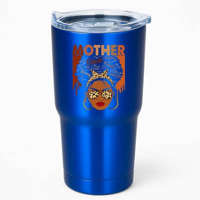 Proud Black Confident Afro African American Mom Mothers Day Gift Tumbler