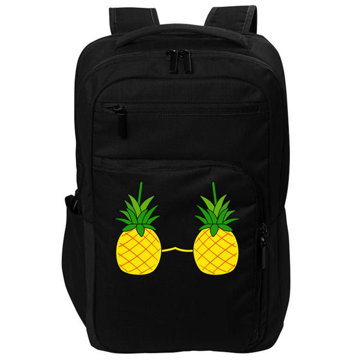 Pineapple Bra Costume Cute Easy Fruit Halloween Gift Impact Tech Backpack