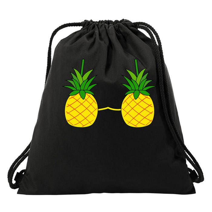 Pineapple Bra Costume Cute Easy Fruit Halloween Gift Drawstring Bag