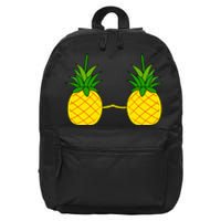 Pineapple Bra Costume Cute Easy Fruit Halloween Gift 16 in Basic Backpack