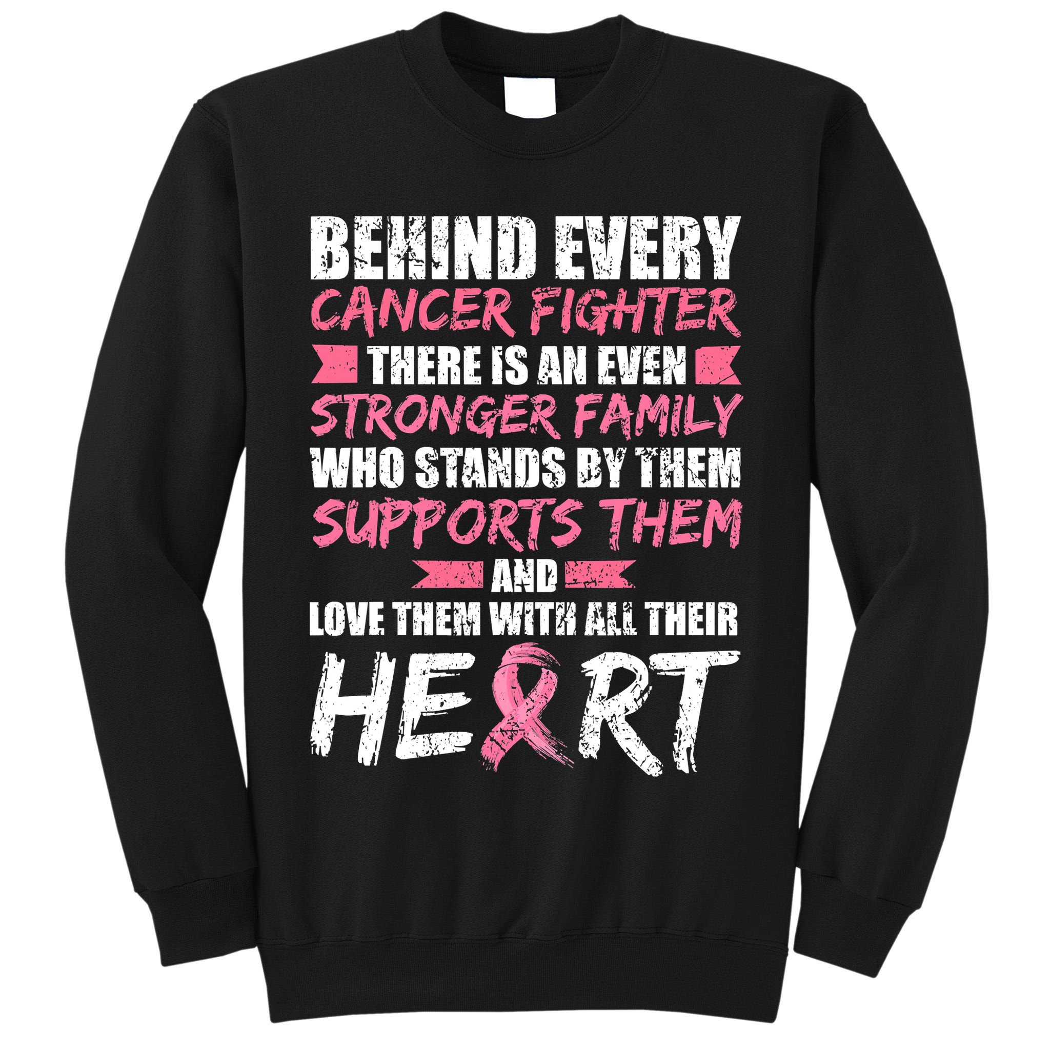 Pink Breast Cancer Support Breast Cancer Women Tall Sweatshirt