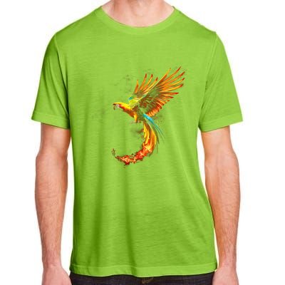 Parrot Bird Colorful Plume Feathers Birdwatching Gift Cute Gift Adult ChromaSoft Performance T-Shirt