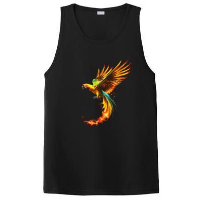 Parrot Bird Colorful Plume Feathers Birdwatching Gift Cute Gift PosiCharge Competitor Tank