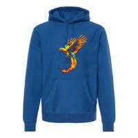 Parrot Bird Colorful Plume Feathers Birdwatching Gift Cute Gift Premium Hoodie