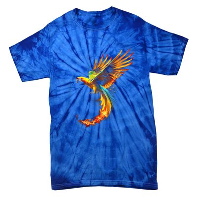 Parrot Bird Colorful Plume Feathers Birdwatching Gift Cute Gift Tie-Dye T-Shirt