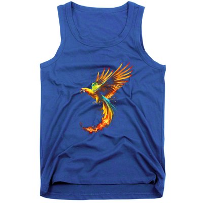 Parrot Bird Colorful Plume Feathers Birdwatching Gift Cute Gift Tank Top