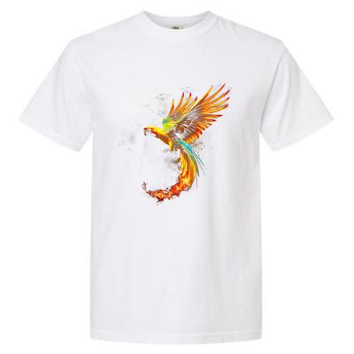 Parrot Bird Colorful Plume Feathers Birdwatching Gift Cute Gift Garment-Dyed Heavyweight T-Shirt