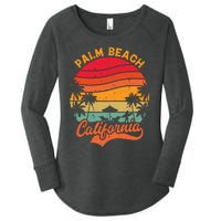 Palm Beach California Surfing Paradise Women's Perfect Tri Tunic Long Sleeve Shirt