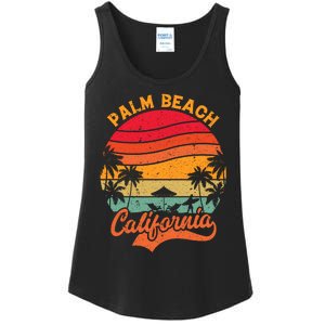 Palm Beach California Surfing Paradise Ladies Essential Tank