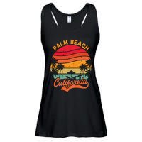 Palm Beach California Surfing Paradise Ladies Essential Flowy Tank