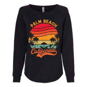 Palm Beach California Surfing Paradise Womens California Wash Sweatshirt