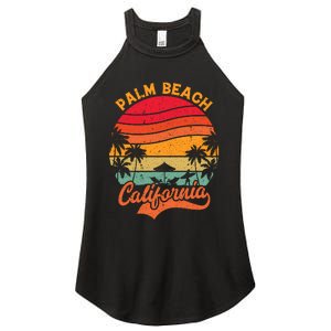 Palm Beach California Surfing Paradise Women's Perfect Tri Rocker Tank