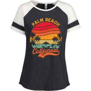 Palm Beach California Surfing Paradise Enza Ladies Jersey Colorblock Tee