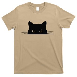 Pocket Black Cat Lover Gift T-Shirt